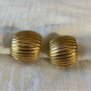 Raffine Semi Hoop Vintage Clip on Earrings‎